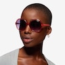 Vogue Eyewear VO5410S Transparent Burgundy PlasticSunglass Frames for Women from EyeBuyDirect