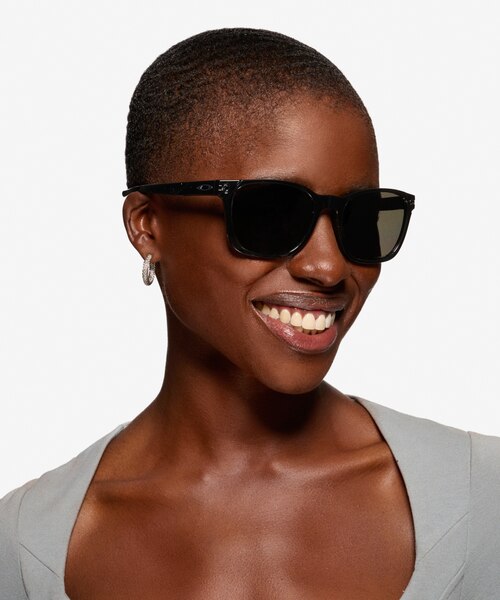 Oakley Ojector Black Ink PlasticSunglass Frames for Women from EyeBuyDirect