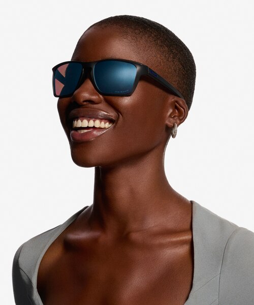 Oakley Sylas Matte Black PlasticSunglass Frames for Women from EyeBuyDirect