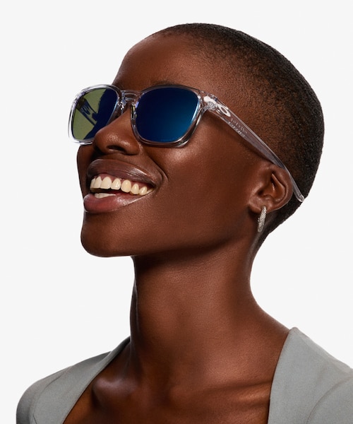 Oakley Ojector Polished Clear PlasticSunglass Frames for Women from EyeBuyDirect