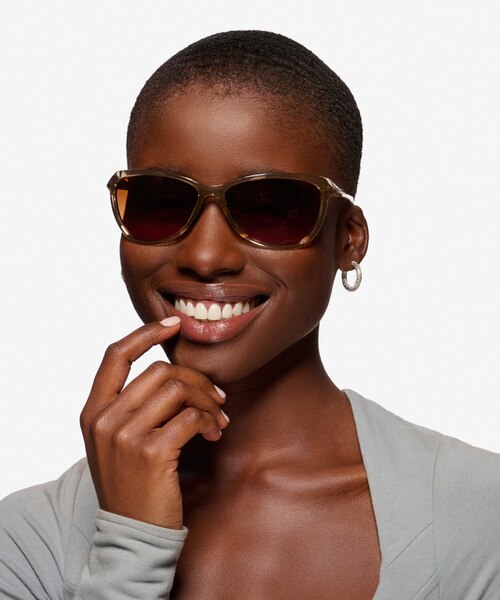Oakley Pasque Sepia PlasticSunglass Frames for Women from EyeBuyDirect