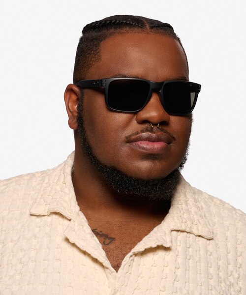 Oakley Holbrook Xl Matte Black PlasticSunglass Frames for Men from EyeBuyDirect