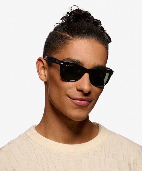 Ray-Ban RB4105 Black PlasticSunglass Frames for Men from EyeBuyDirect