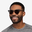 Ray-Ban RB3716 Clubmaster Matte Black On Black AcetateSunglass Frames for Men from EyeBuyDirect