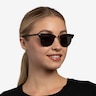 Ray-Ban RB3716 Clubmaster Black On Silver AcetateSunglass Frames for Women from EyeBuyDirect