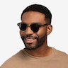 Ray-Ban RB3016 Clubmaster Black AcetateSunglass Frames for Men from EyeBuyDirect