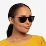 Ray-Ban RB4171 Erika Black PlasticSunglass Frames for Women from EyeBuyDirect