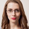 Oxelosund Brun MétalMontures de lunettes de vue pour Femmes d'EyeBuyDirect