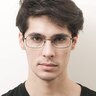 Model 47 Brown MetalEyeglass Frames for Men from EyeBuyDirect