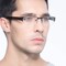 Chilliwack Noir Métal Montures de lunettes de vue pour Hommes d'EyeBuyDirect
