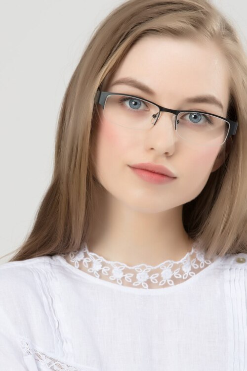 Chilliwack Black MetalEyeglass Frames for Women from EyeBuyDirect