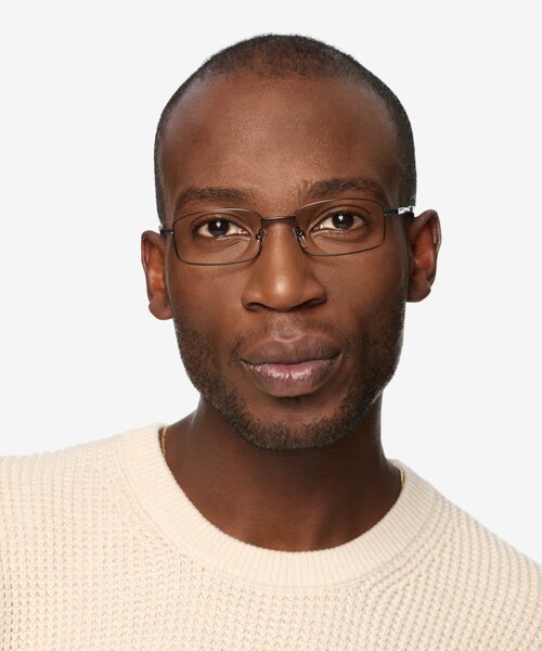 Chistopol Noir MétalMontures de lunettes de vue pour Hommes d'EyeBuyDirect