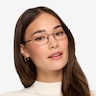 Chistopol Noir MétalMontures de lunettes de vue pour Femmes d'EyeBuyDirect