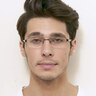 Aarav Black MetalEyeglass Frames for Men from EyeBuyDirect