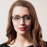 Adrien Noir MétalMontures de lunettes de vue pour Femmes d'EyeBuyDirect