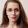 Ainsley Red MetalEyeglass Frames for Women from EyeBuyDirect