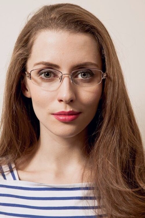 Aisha Rouge MétalMontures de lunettes de vue pour Femmes d'EyeBuyDirect