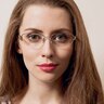 Aisha Rouge MétalMontures de lunettes de vue pour Femmes d'EyeBuyDirect