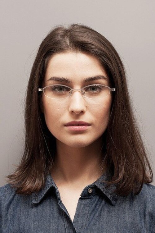 Asa Silver MetalEyeglass Frames for Women from EyeBuyDirect