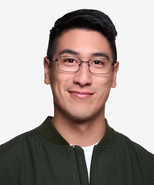 Braydon Black MetalEyeglass Frames for Men from EyeBuyDirect