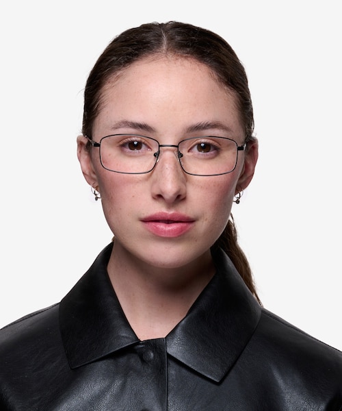 Braydon Black MetalEyeglass Frames for Women from EyeBuyDirect