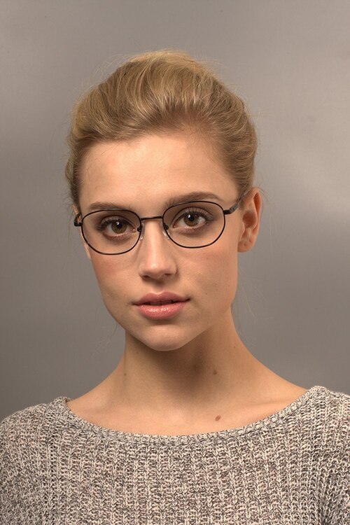 Braylin Black MetalEyeglass Frames for Women from EyeBuyDirect