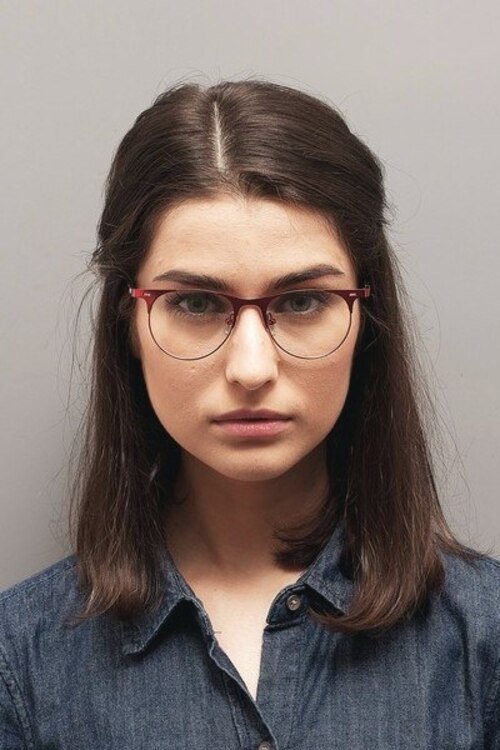 Amy Red MetalEyeglass Frames for Women from EyeBuyDirect