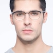 Berkeley Black MetalEyeglass Frames for Men from EyeBuyDirect
