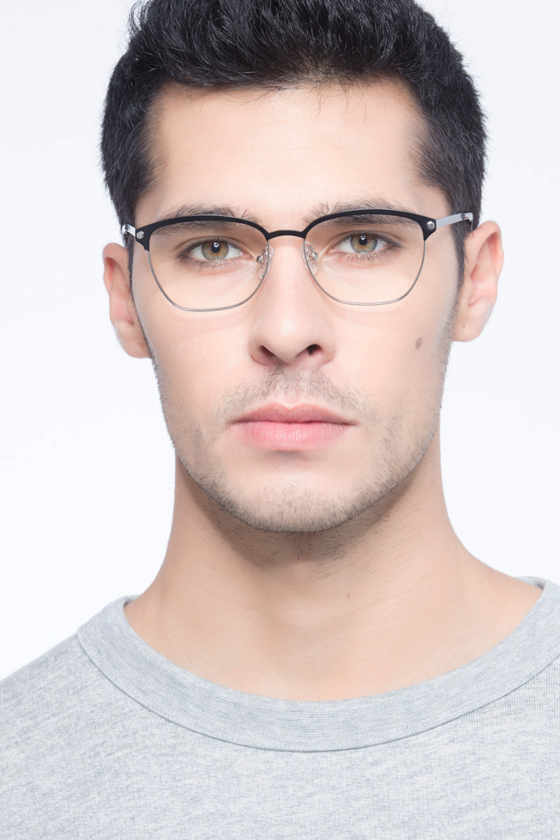 Berkeley Square Black Full Rim Eyeglasses Eyebuydirect 