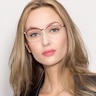 Berkeley Burgundy MetalEyeglass Frames for Women from EyeBuyDirect