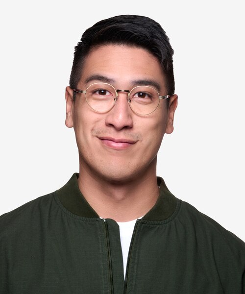 Fitzgerald Bronze MétalMontures de lunettes de vue pour Hommes d'EyeBuyDirect