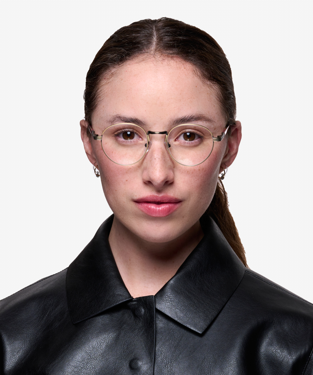 Fitzgerald Round Bronze Full Rim Eyeglasses Eyebuydirect