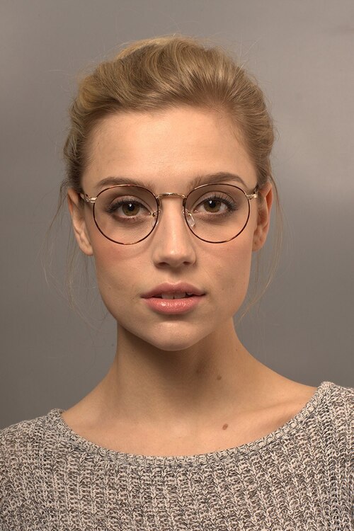 Basquiat Tortoise MetalEyeglass Frames for Women from EyeBuyDirect