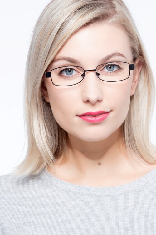 Angeline Black MetalEyeglass Frames for Women from EyeBuyDirect