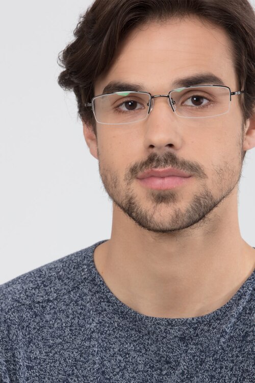 Minneapolis Gunmetal MetalEyeglass Frames for Men from EyeBuyDirect