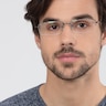 Minneapolis Gunmetal MetalEyeglass Frames for Men from EyeBuyDirect