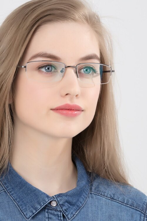 Minneapolis Gunmetal MetalEyeglass Frames for Women from EyeBuyDirect