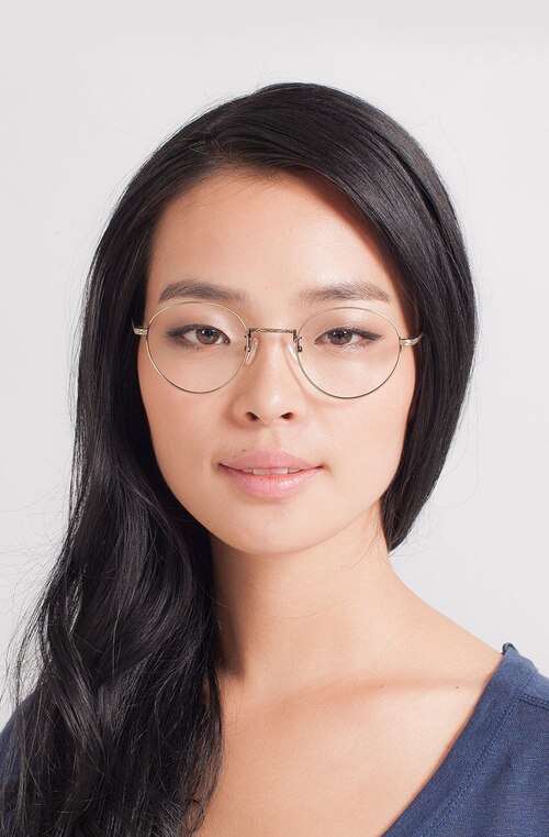 Amsterdam Bronze MetalEyeglass Frames for Women from EyeBuyDirect