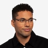Daydream Brown Golden MetalEyeglass Frames for Men from EyeBuyDirect