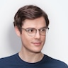 Outline Matte Steel & Acetate AcetateEyeglass Frames for Men from EyeBuyDirect
