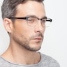 Admire Navy MetalEyeglass Frames for Men from EyeBuyDirect