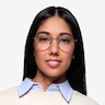Daydream Brown Golden MetalEyeglass Frames for Women from EyeBuyDirect