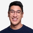 Fitzgerald Matte Black And Tortoise MetalEyeglass Frames for Men from EyeBuyDirect