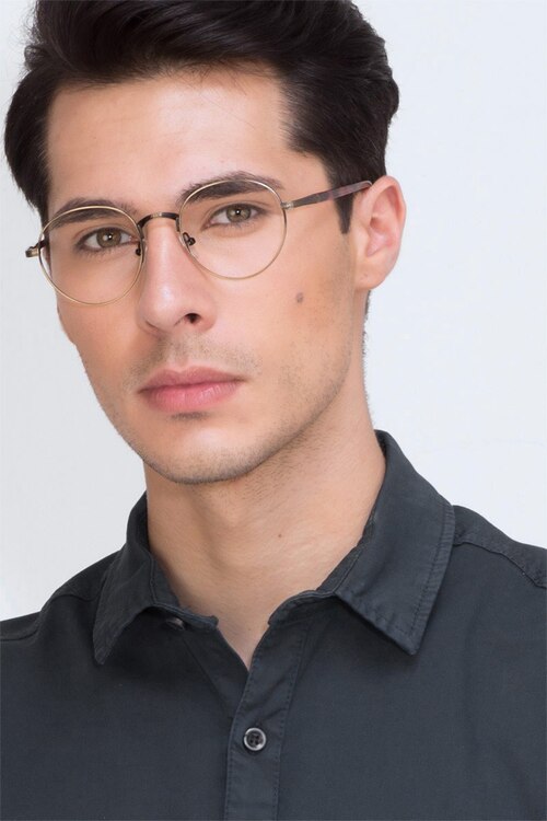 Fitzgerald Bronze MetalEyeglass Frames for Men from EyeBuyDirect