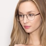 Fitzgerald Bronze MetalEyeglass Frames for Women from EyeBuyDirect