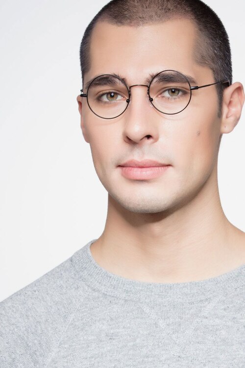 Someday Black MetalEyeglass Frames for Men from EyeBuyDirect