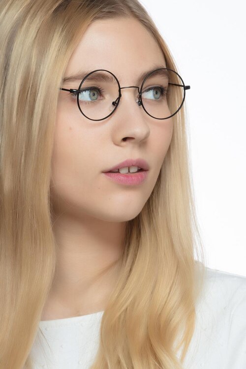 Someday Black MetalEyeglass Frames for Women from EyeBuyDirect