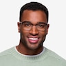 Manchester Black Silver MétalMontures de lunettes de vue pour Hommes d'EyeBuyDirect