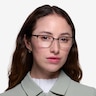 Manchester Black Silver MétalMontures de lunettes de vue pour Femmes d'EyeBuyDirect