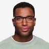 Baker Street Black Silver MetalEyeglass Frames for Men from EyeBuyDirect
